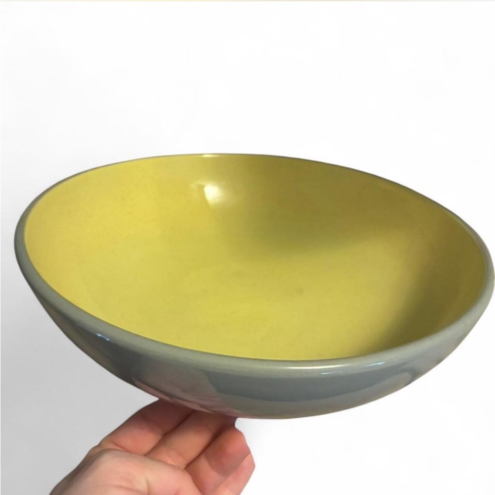 Harkerware Golden Dawn bowl in grey and yellow